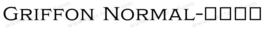 Griffon Normal字体转换